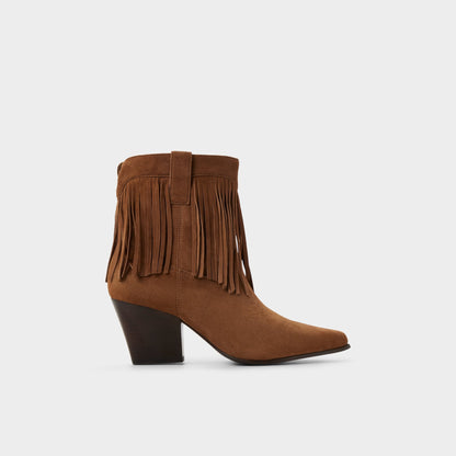 Jollene in Dark Brown - Western boot, Block heel | Aldo