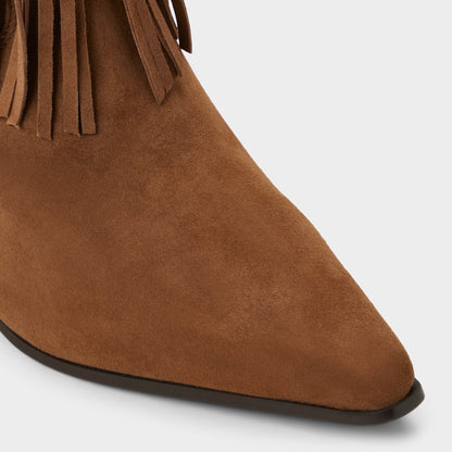 Jollene in Dark Brown - Western boot, Block heel | Aldo