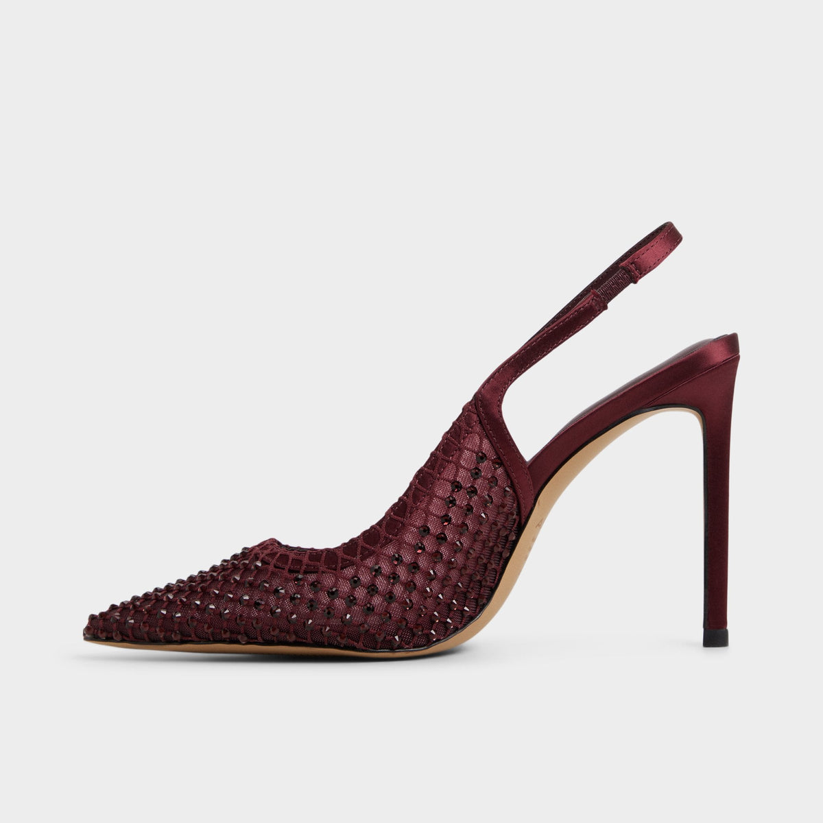Marciana in Burgundy 14151906 - Slingback heel, Stiletto heel | Aldo