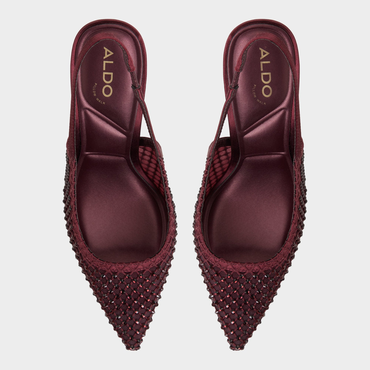 Marciana in Burgundy 14151906 - Slingback heel, Stiletto heel | Aldo