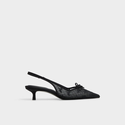 Azaro in Other Black 14151901 - Slingback heel, Kitten heel | Aldo