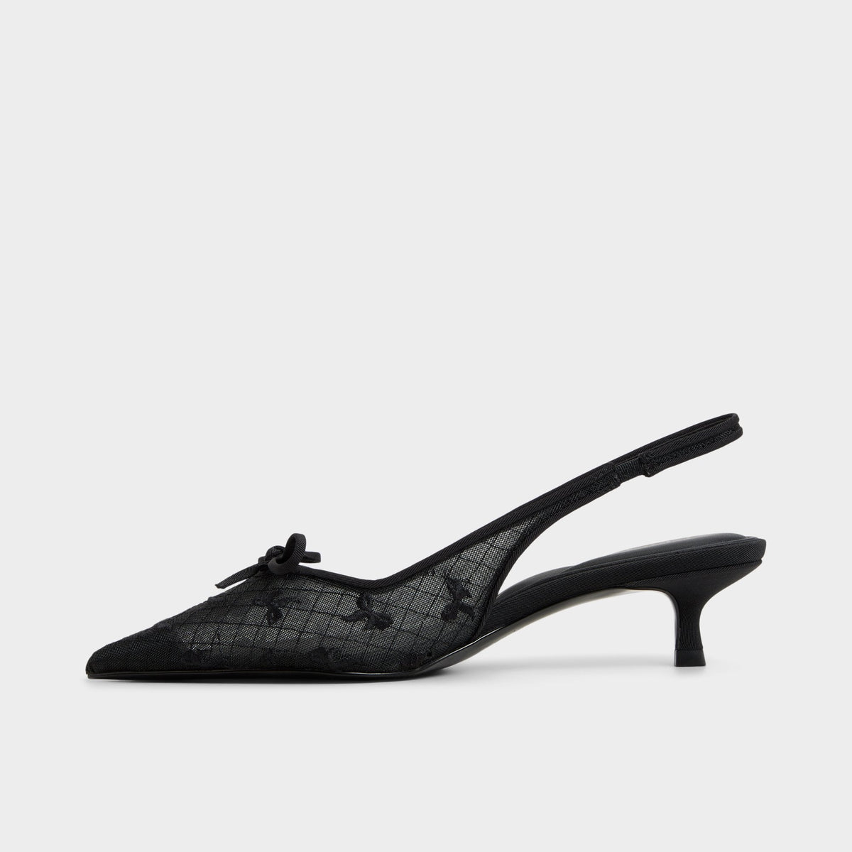 Azaro in Other Black 14151901 - Slingback heel, Kitten heel | Aldo