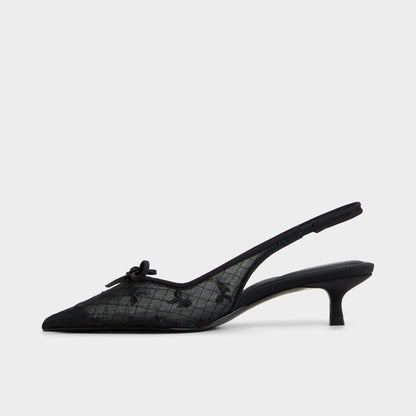 Azaro in Other Black 14151901 - Slingback heel, Kitten heel | Aldo