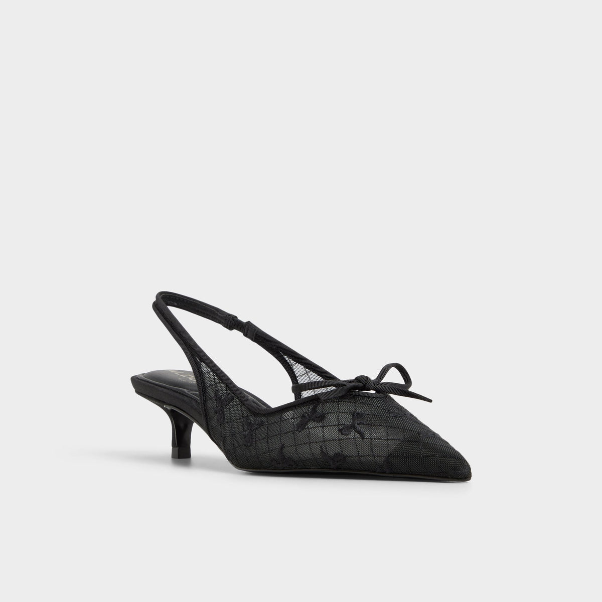 Azaro in Other Black 14151901 - Slingback heel, Kitten heel | Aldo