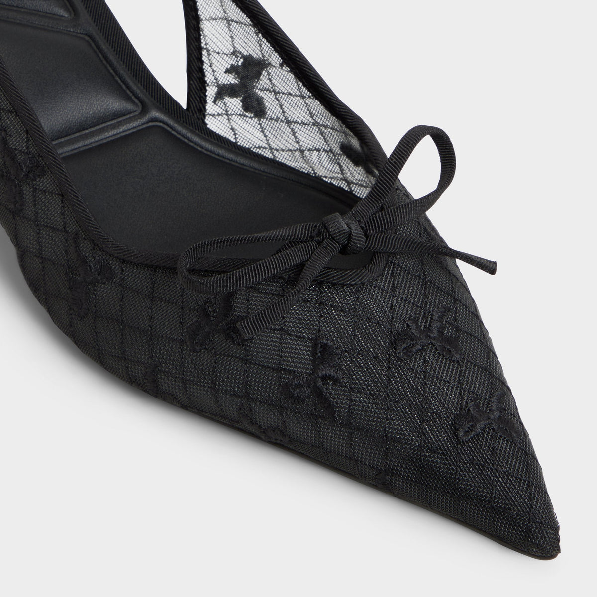 Azaro in Other Black 14151901 - Slingback heel, Kitten heel | Aldo