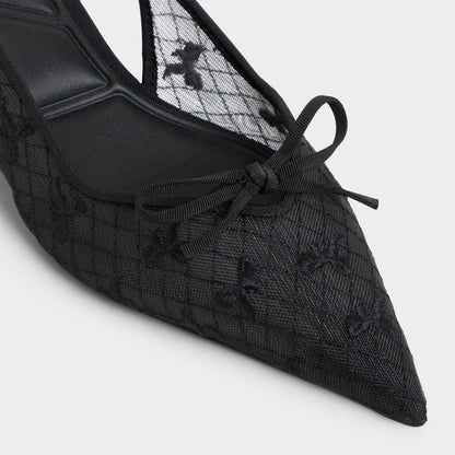 Azaro in Other Black 14151901 - Slingback heel, Kitten heel | Aldo