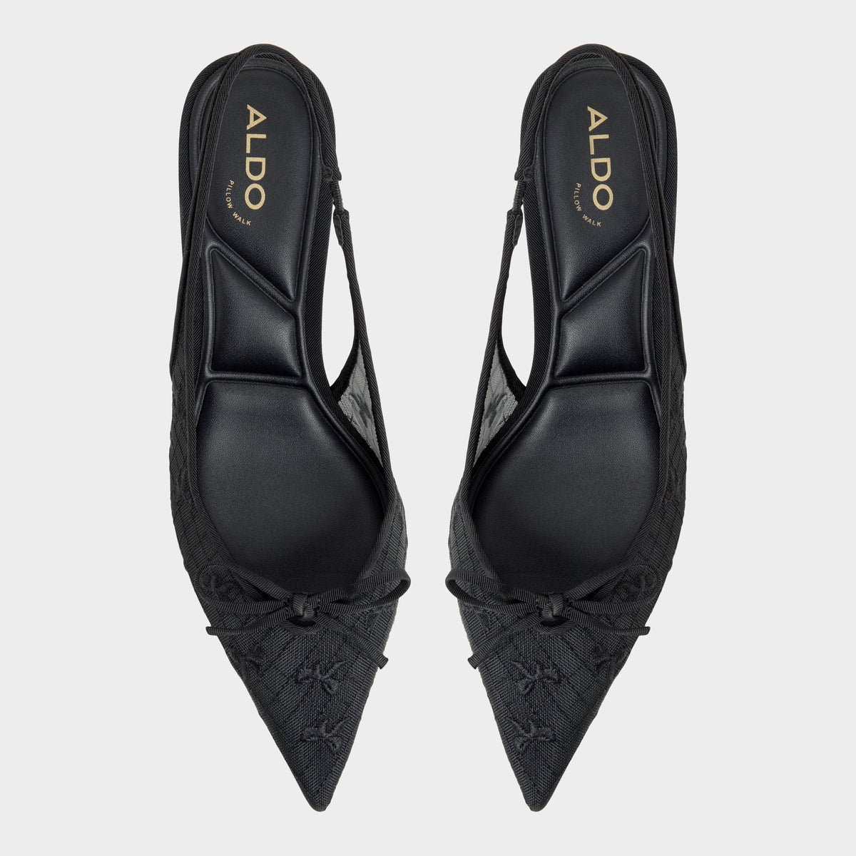 Azaro in Other Black 14151901 - Slingback heel, Kitten heel | Aldo