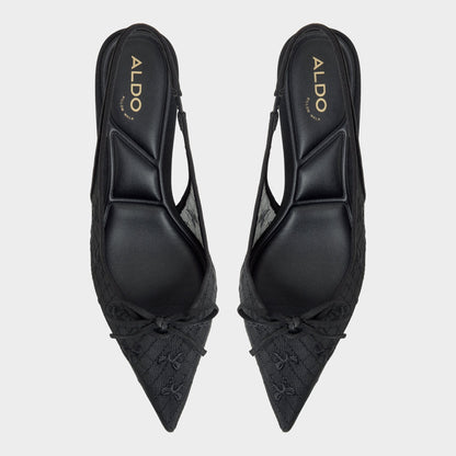 Azaro in Other Black 14151901 - Slingback heel, Kitten heel | Aldo