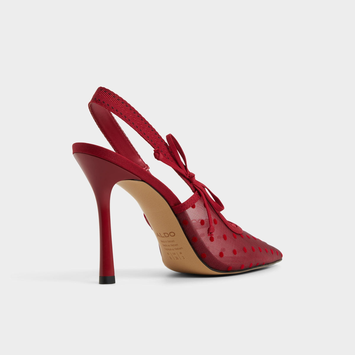 Hennie in Dark Red 14151902 - Slingback heel, Stiletto heel | Aldo