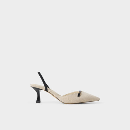 Nailah Open Natural Women's Kitten heels - Slingback heel, Kitten heel | Aldo