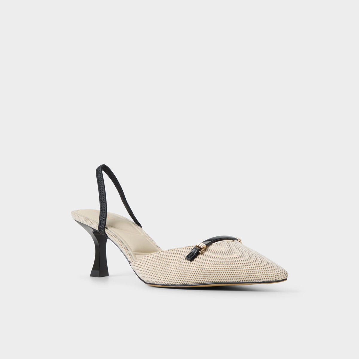 Nailah Open Natural Women's Kitten heels - Slingback heel, Kitten heel | Aldo