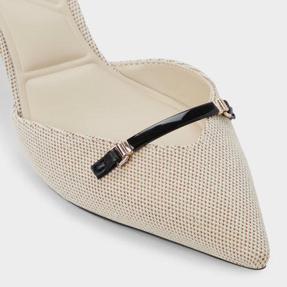 Nailah Open Natural Women's Kitten heels - Slingback heel, Kitten heel | Aldo