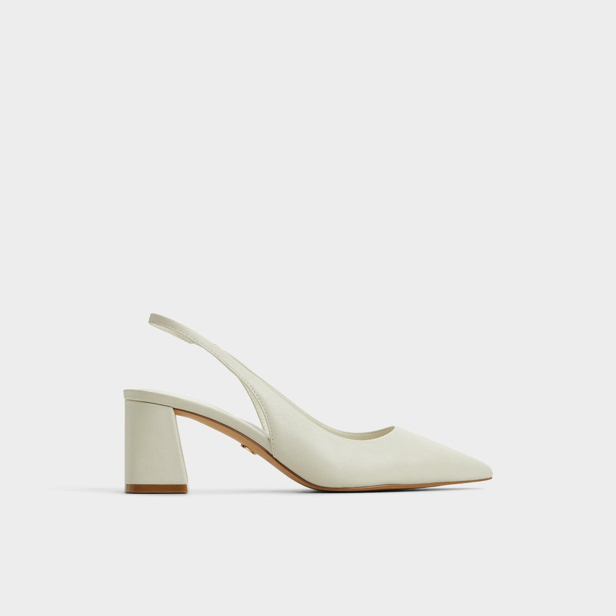 Uliana White/Bone Women's Slingbacks - Slingback heel, Block heel | Aldo