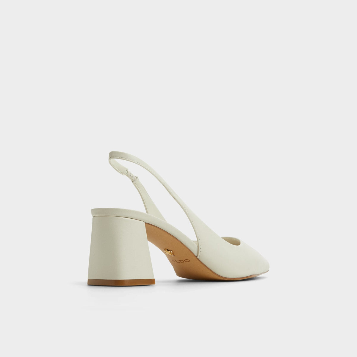 Uliana White/Bone Women's Slingbacks - Slingback heel, Block heel | Aldo