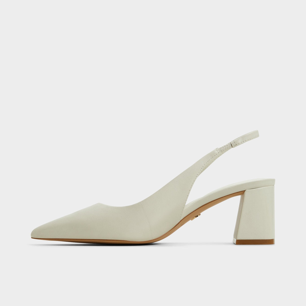 Uliana White/Bone Women's Slingbacks - Slingback heel, Block heel | Aldo