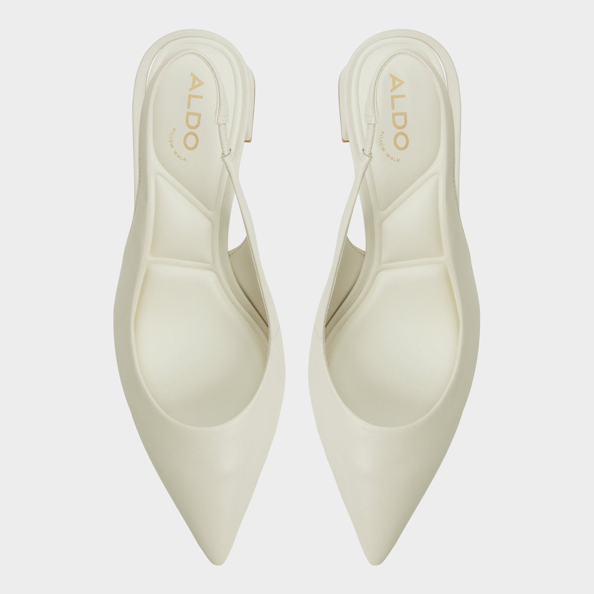 Uliana White/Bone Women's Slingbacks - Slingback heel, Block heel | Aldo