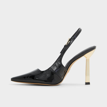 Marysa Black Women's Slingbacks - Slingback heel, Stiletto heel | Aldo