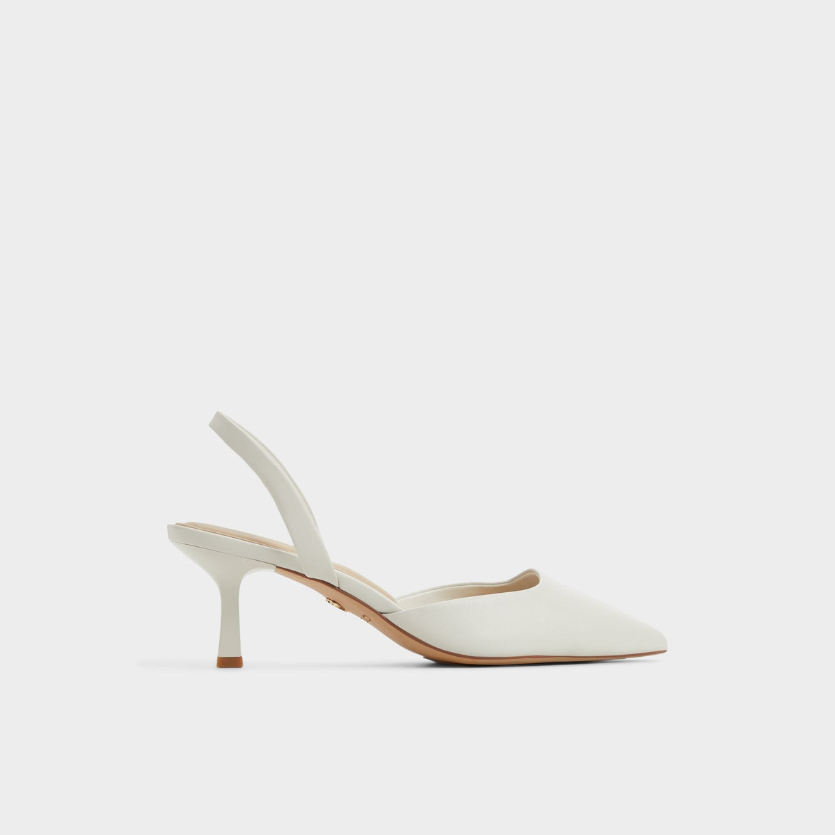 Gavedessi Open White Women's Kitten heels - Slingback heel, Kitten heel | Aldo