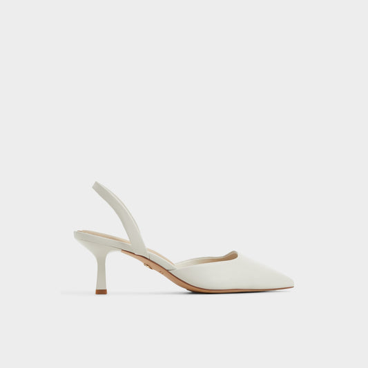 Gavedessi Open White Women's Kitten heels - Slingback heel, Kitten heel | Aldo
