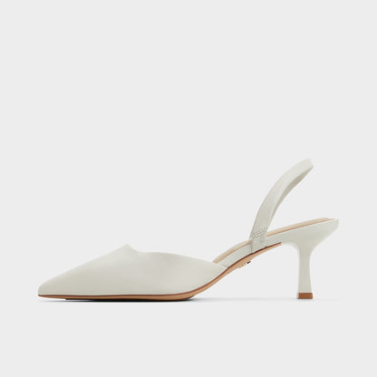 Gavedessi Open White Women's Kitten heels - Slingback heel, Kitten heel | Aldo