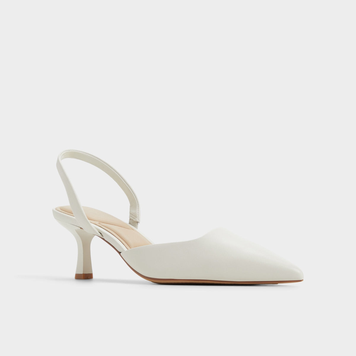 Gavedessi Open White Women's Kitten heels - Slingback heel, Kitten heel | Aldo
