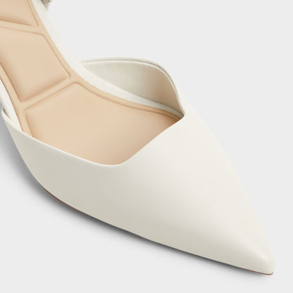 Gavedessi Open White Women's Kitten heels - Slingback heel, Kitten heel | Aldo