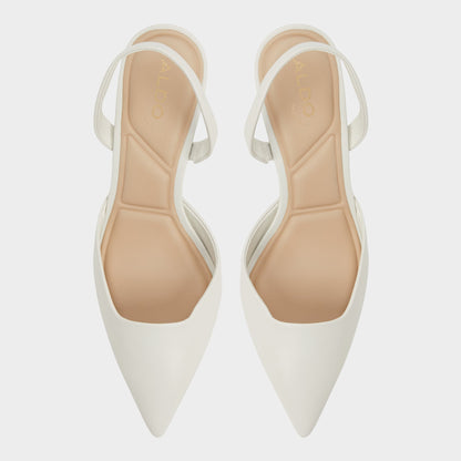 Gavedessi Open White Women's Kitten heels - Slingback heel, Kitten heel | Aldo