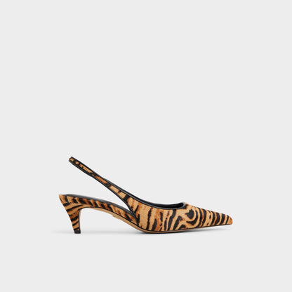 Leanah in Open Brown - Slingback heel, Kitten heel | Aldo