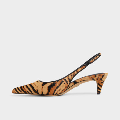 Leanah in Open Brown - Slingback heel, Kitten heel | Aldo
