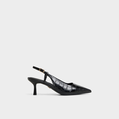 Adan in Black - Slingback heel, Kitten heel | Aldo