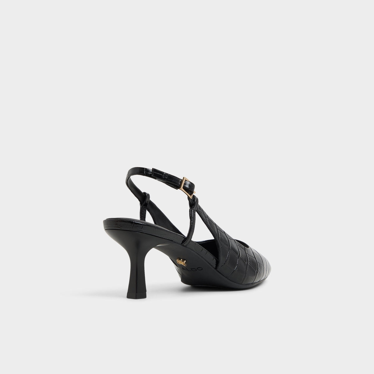 Adan in Black - Slingback heel, Kitten heel | Aldo