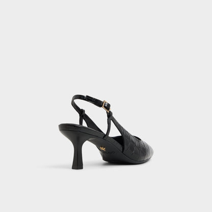 Adan in Black - Slingback heel, Kitten heel | Aldo