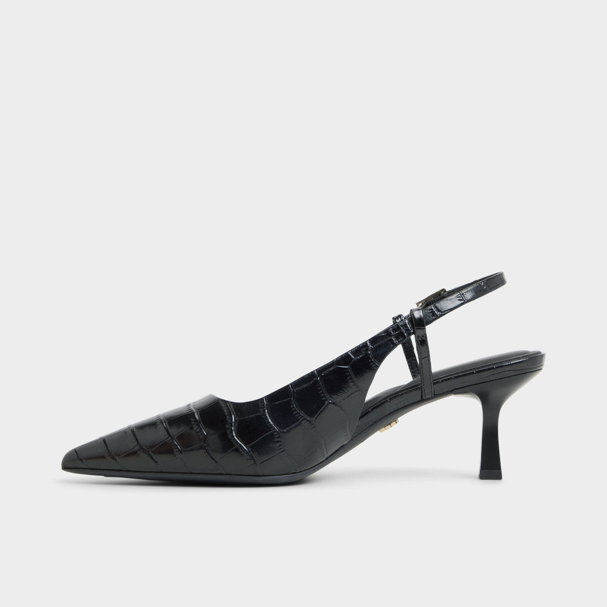 Adan in Black - Slingback heel, Kitten heel | Aldo
