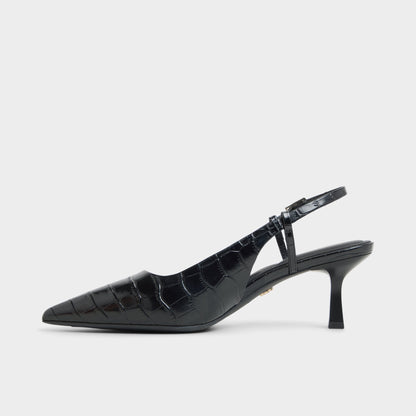 Adan in Black - Slingback heel, Kitten heel | Aldo