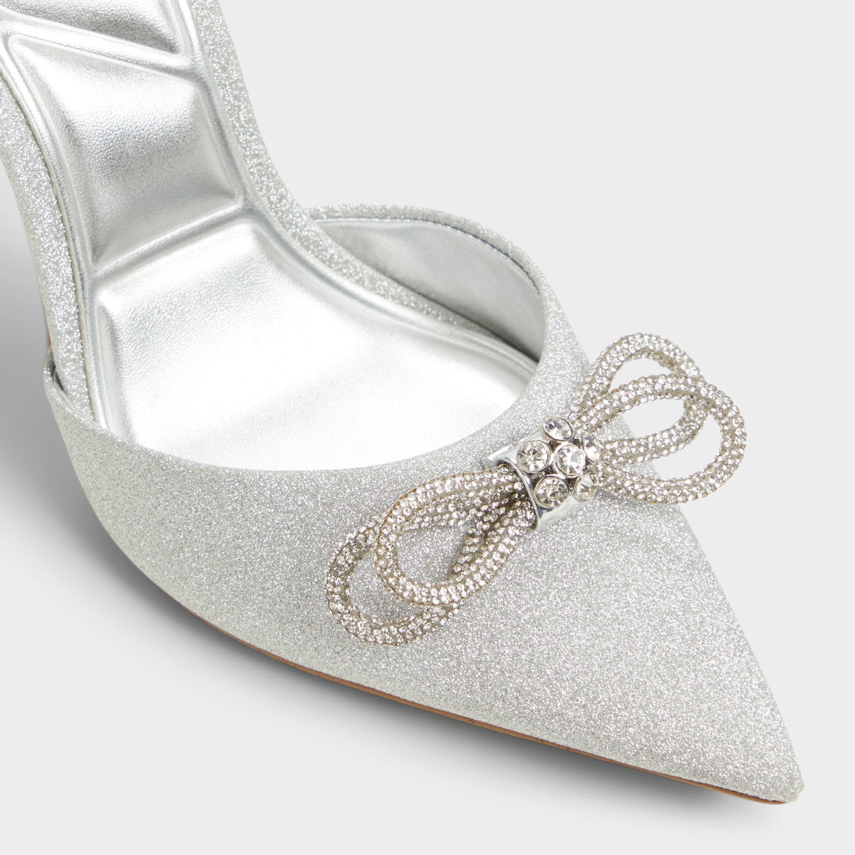 Addie Silver Women's Slingbacks - Slingback heel, Stiletto heel | Aldo