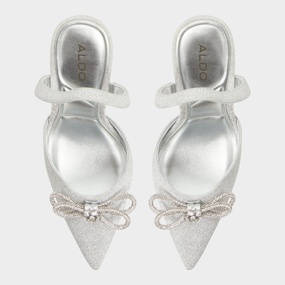 Addie Silver Women's Slingbacks - Slingback heel, Stiletto heel | Aldo
