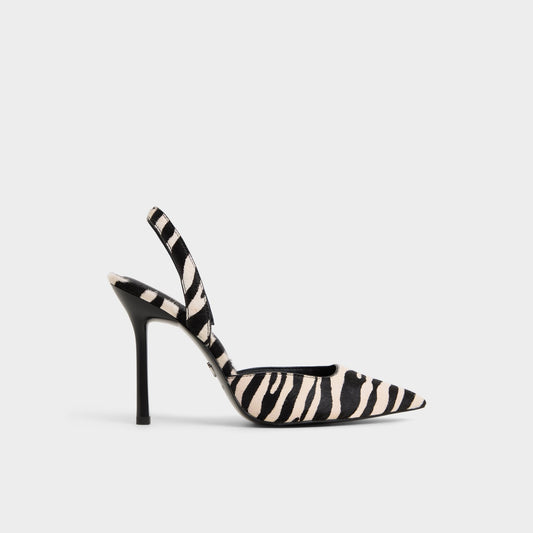 Berolden White/Black Women's Animal Prints - Slingback heel | Aldo