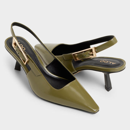 Nealie in Khaki 14139074 - Slingback heel, Kitten heel | Aldo