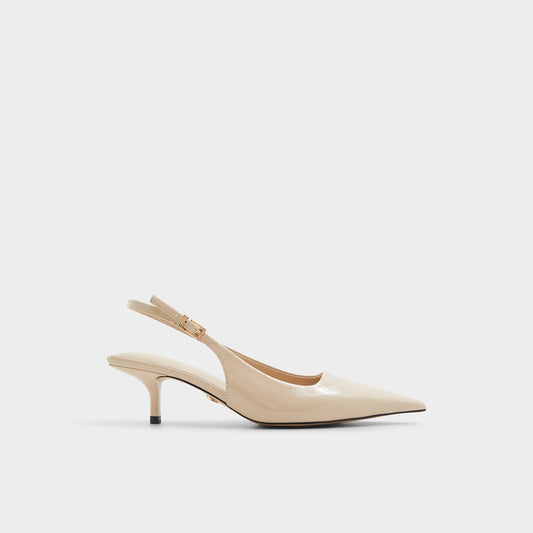 Josita Medium Beige Women's Kitten heels - Slingback heel, Kitten heel | Aldo