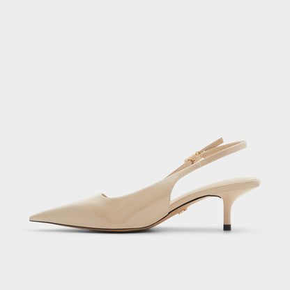 Josita Medium Beige Women's Kitten heels - Slingback heel, Kitten heel | Aldo