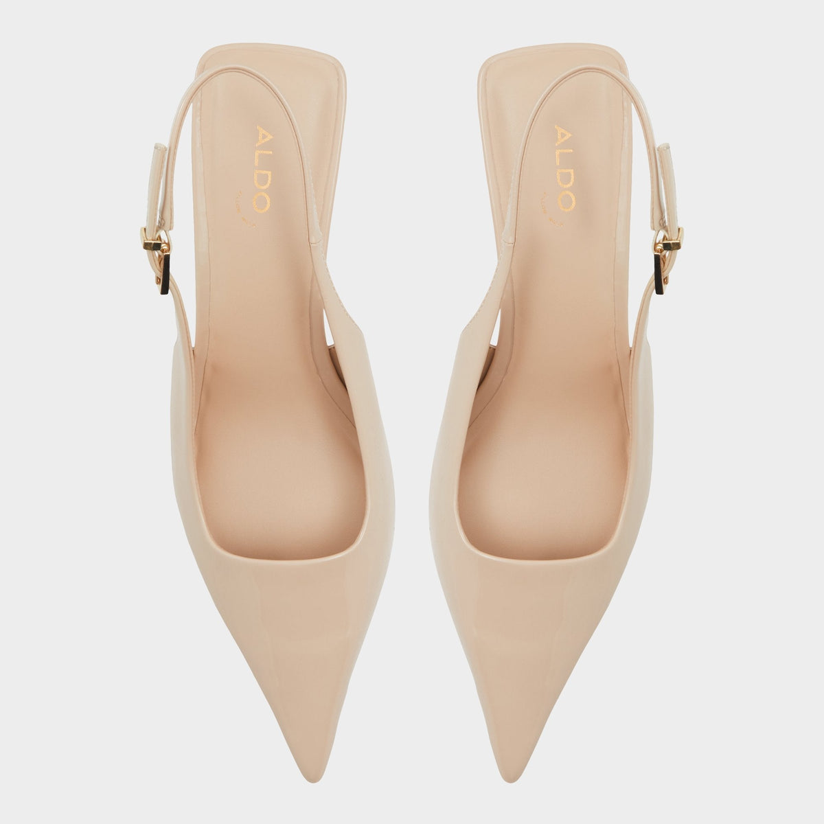 Josita Medium Beige Women's Kitten heels - Slingback heel, Kitten heel | Aldo
