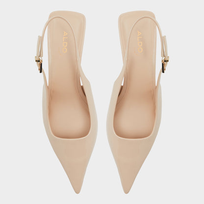 Josita Medium Beige Women's Kitten heels - Slingback heel, Kitten heel | Aldo