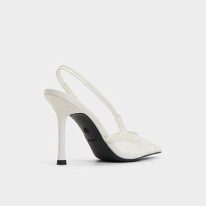 Evania White Women's Slingbacks - Slingback heel | Aldo