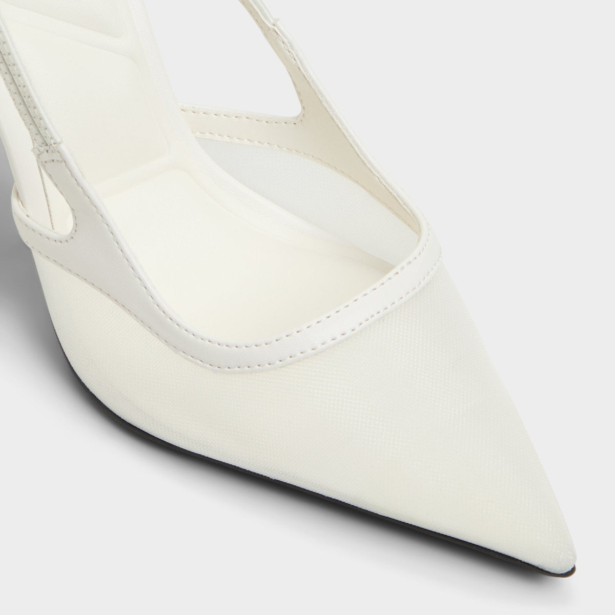 Evania White Women's Slingbacks - Slingback heel | Aldo