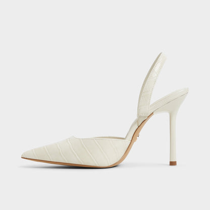 Berolden Other White Women's Slingbacks - Slingback heel, Stiletto heel | Aldo