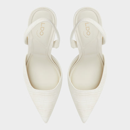 Berolden Other White Women's Slingbacks - Slingback heel, Stiletto heel | Aldo