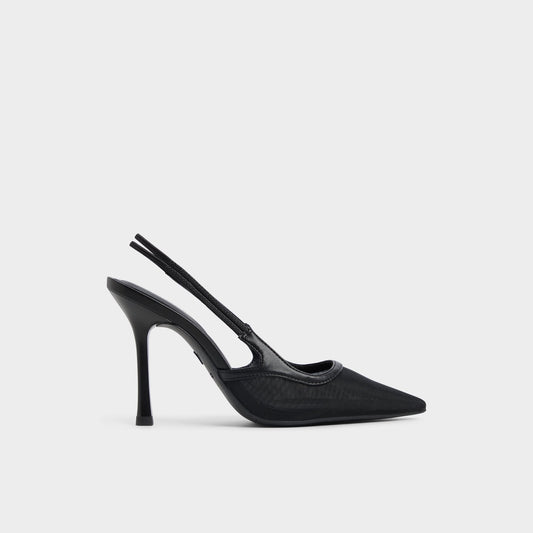 Evania Black Women's Slingbacks - Slingback heel | Aldo