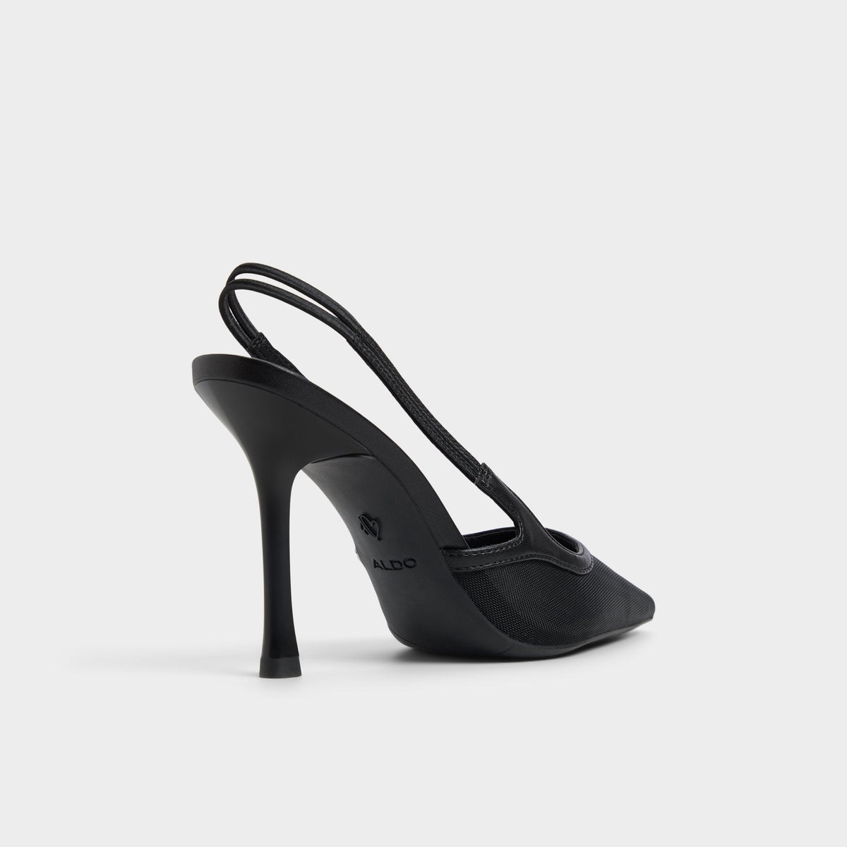 Evania Black Women's Slingbacks - Slingback heel | Aldo