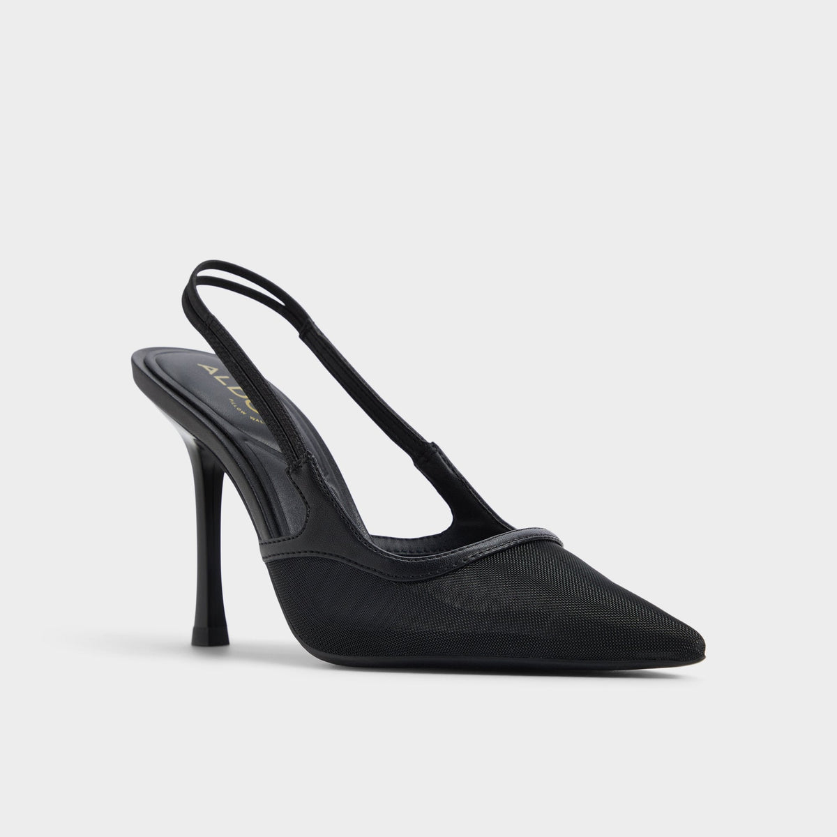 Evania Black Women's Slingbacks - Slingback heel | Aldo