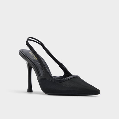 Evania Black Women's Slingbacks - Slingback heel | Aldo